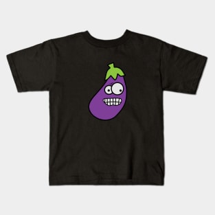 Eggplant Kids T-Shirt